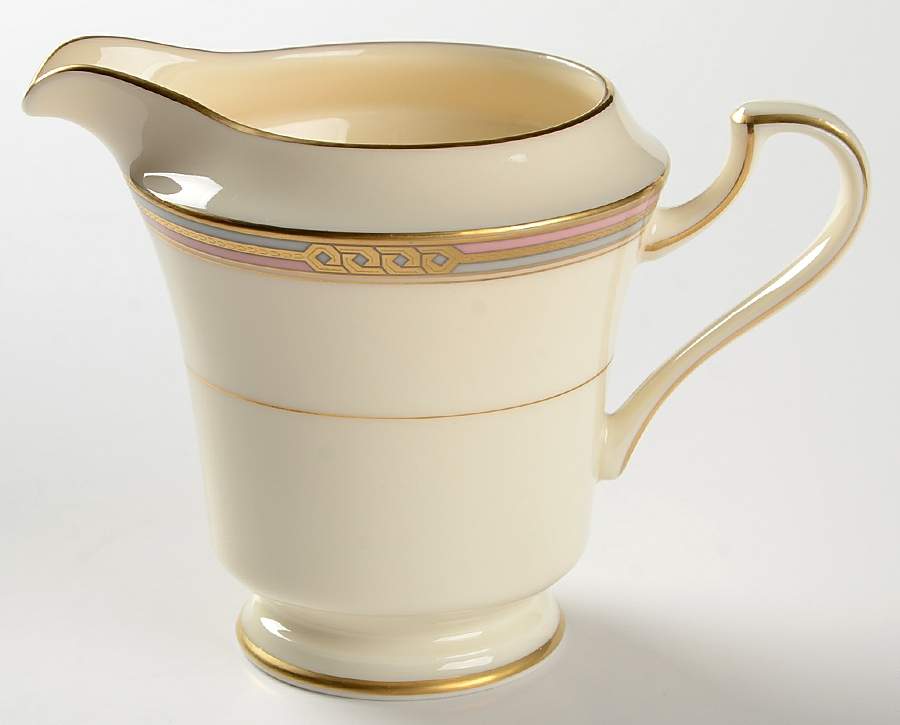 Insignia Pink Gray Creamer by Oscar De La Renta-1