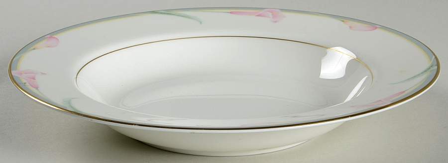 Mademoiselle Large Rim Soup Bowl by Oscar De La Renta-1