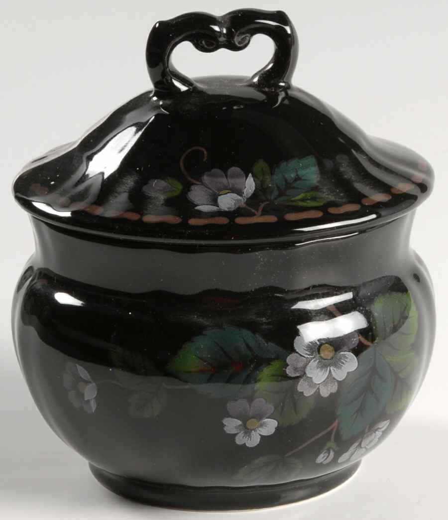 Manor Lane Sugar Bowl & Lid by Oscar De La Renta-1