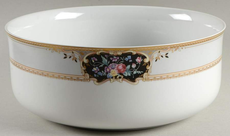Medallion Large Salad Serving Bowl by Oscar De La Renta-1