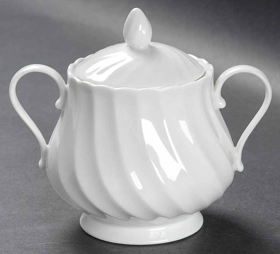 Oasis Sugar Bowl & Lid by Oscar De La Renta-1