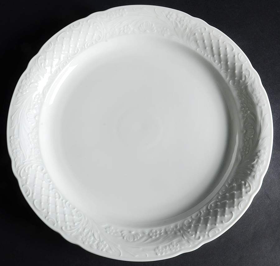 Old Dresden 12" Chop Plate (Round Platter) by Oscar De La Renta-1