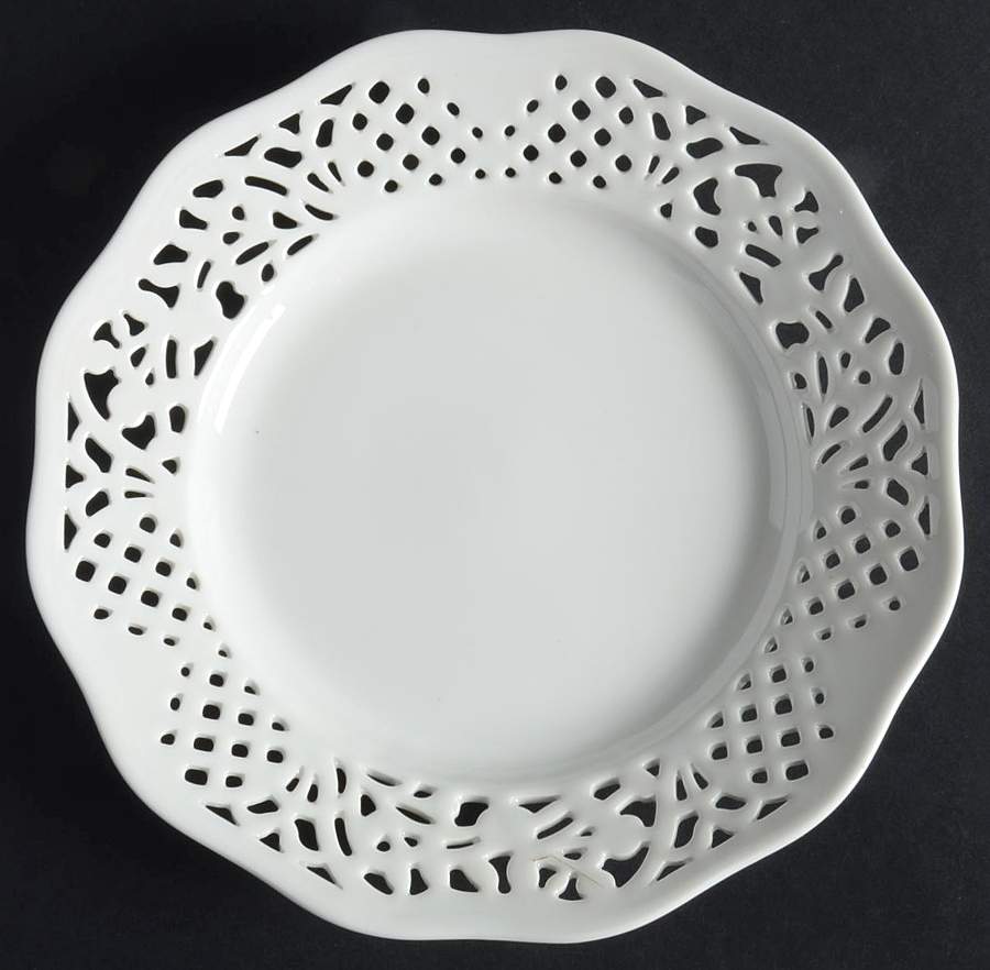 Old Dresden Pierced Edge Salad Plate by Oscar De La Renta-1