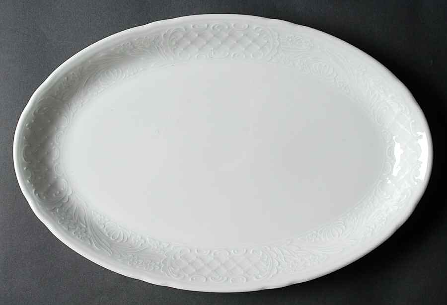 Old Dresden 14" Oval Serving Platter by Oscar De La Renta-1