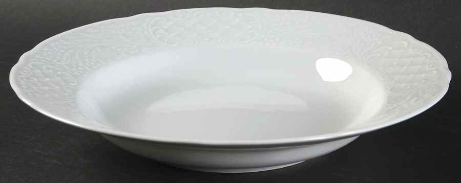 Old Dresden Large Rim Soup Bowl by Oscar De La Renta-1