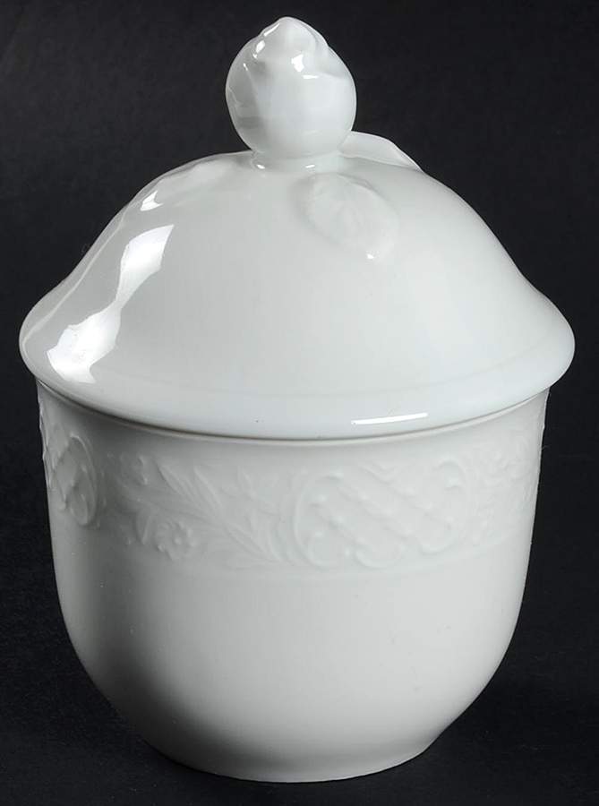 Old Dresden Mini Sugar Bowl & Lid by Oscar De La Renta-1