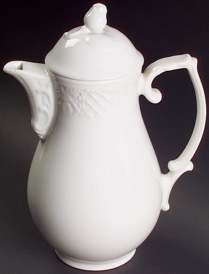 Old Dresden Coffee Pot & Lid by Oscar De La Renta-1