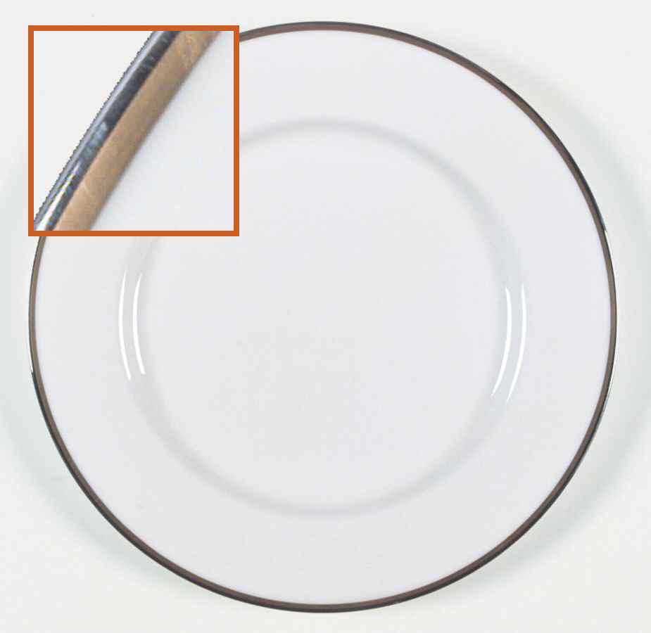 Precious Metals Dinner Plate by Oscar De La Renta-1