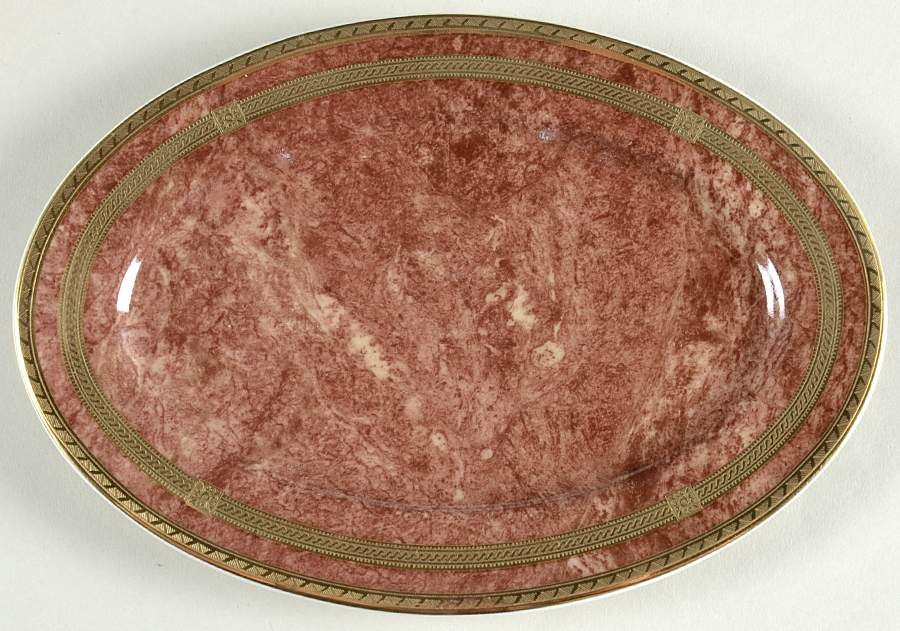 Rose Travertine Butter Tray by Oscar De La Renta-1