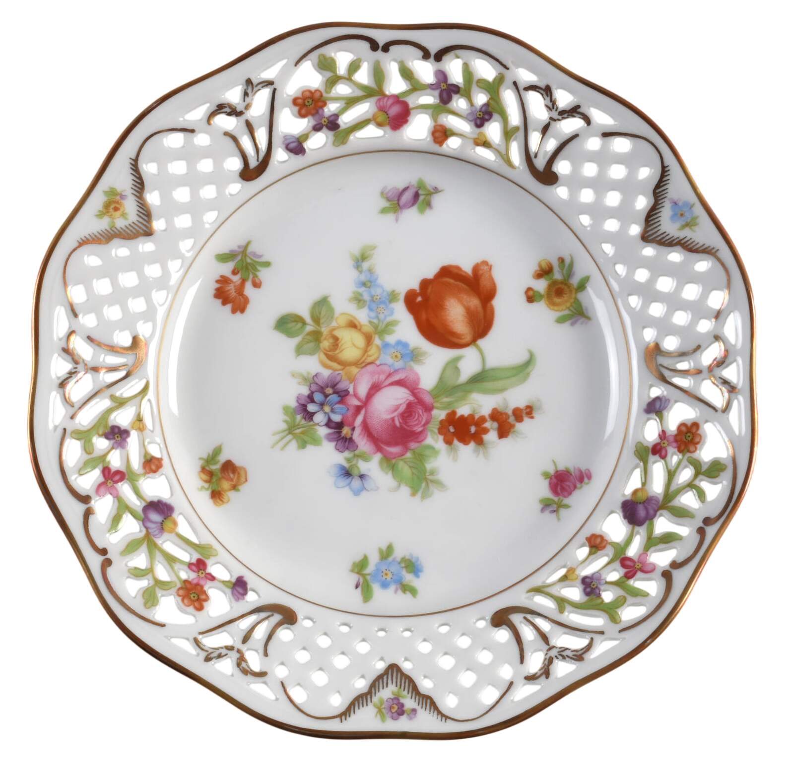 Royale Pierced Edge Salad Plate by Oscar De La Renta-1