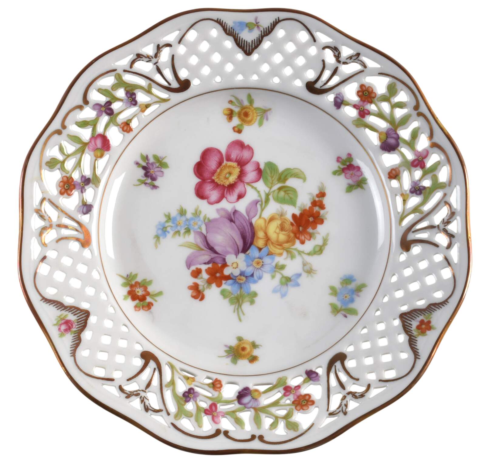 Royale Pierced Edge Salad Plate by Oscar De La Renta-1