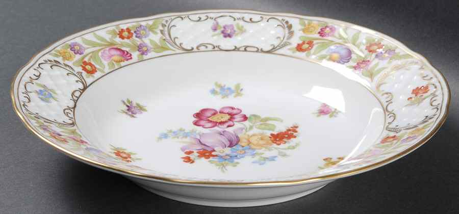 Royale Large Rim Soup Bowl by Oscar De La Renta-1