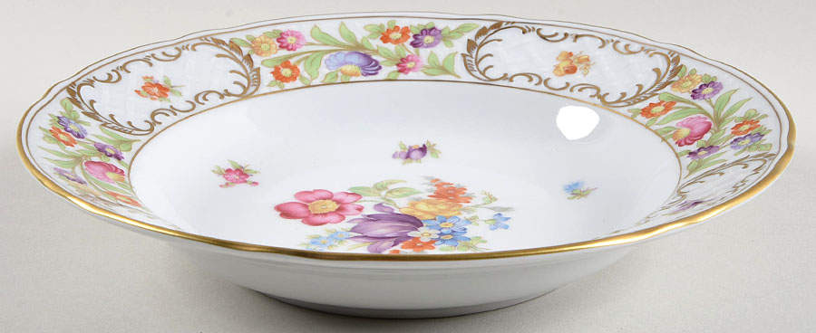 Royale Large Rim Soup Bowl by Oscar De La Renta-1