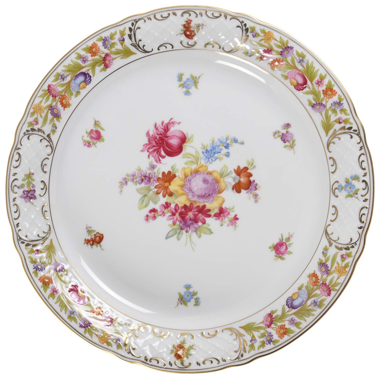 Royale 12" Chop Plate (Round Platter) by Oscar De La Renta-1