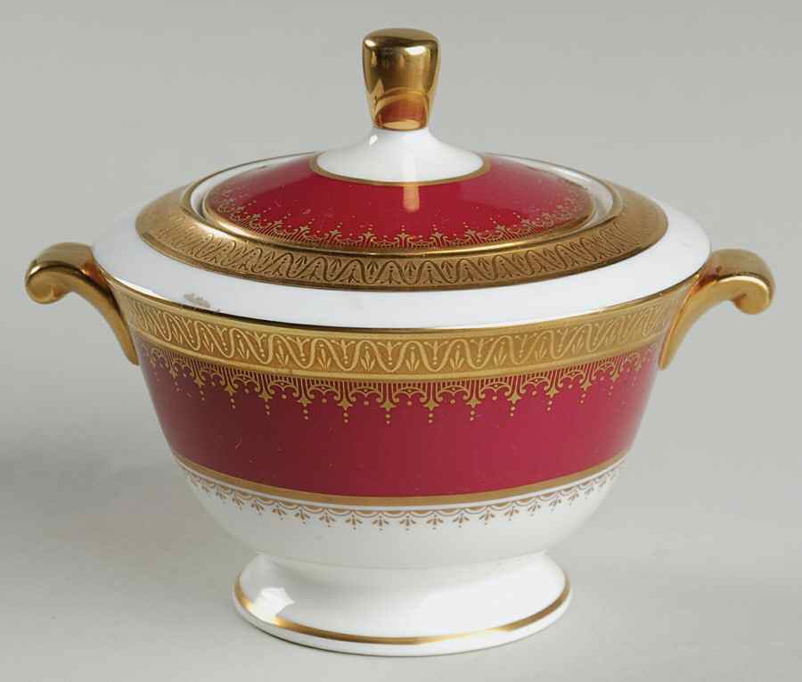 R.S.V.P. Sugar Bowl & Lid by Oscar De La Renta-1