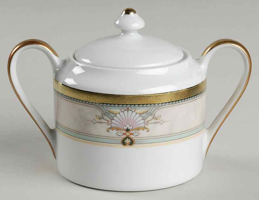 Seacrest Sugar Bowl & Lid by Oscar De La Renta-1