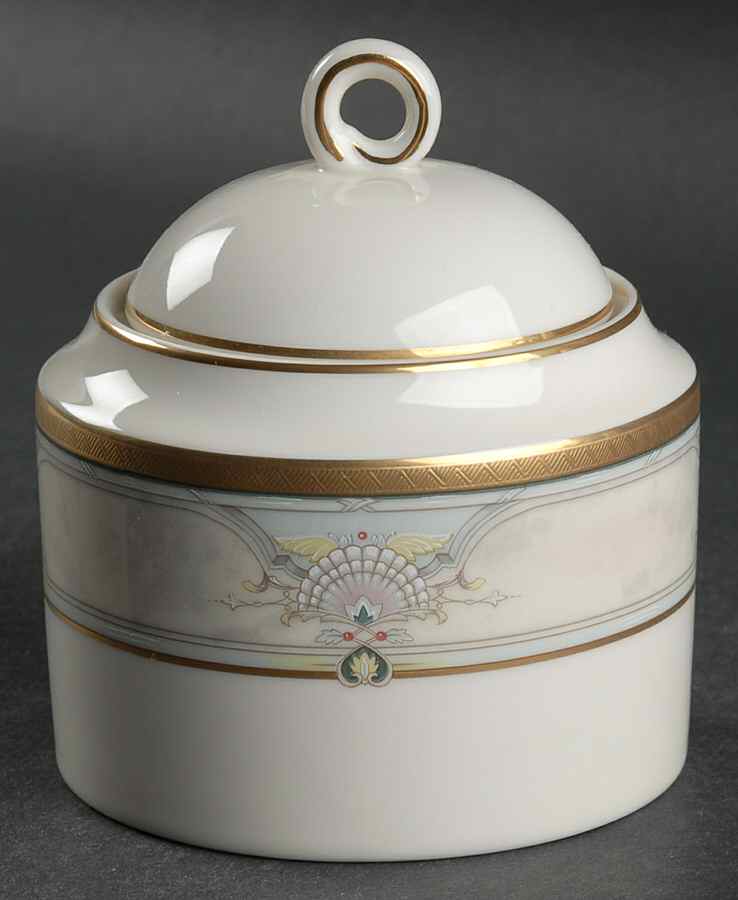 Seascape Sugar Bowl & Lid by Oscar De La Renta-1