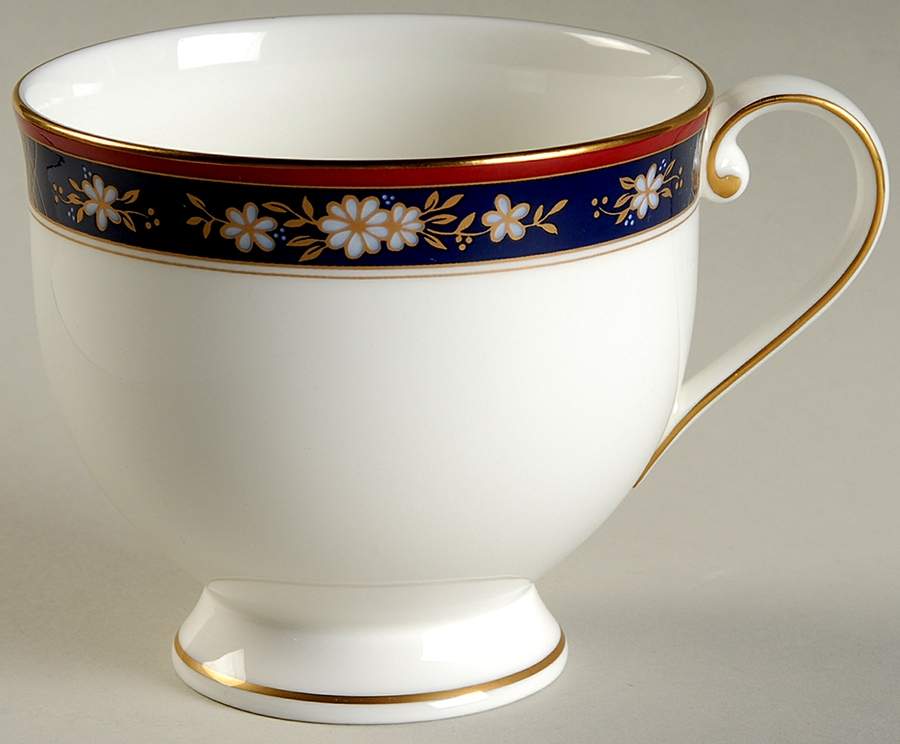 Tapestry Blue Footed Cup by Oscar De La Renta-1