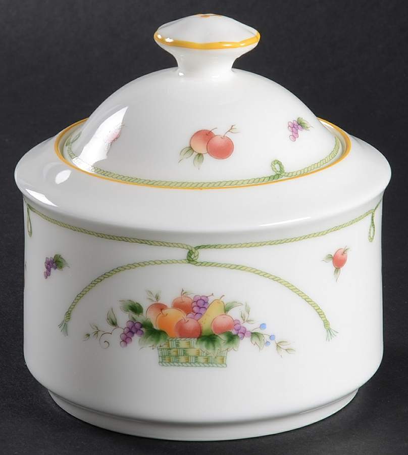 Temptation Sugar Bowl & Lid by Oscar De La Renta-1