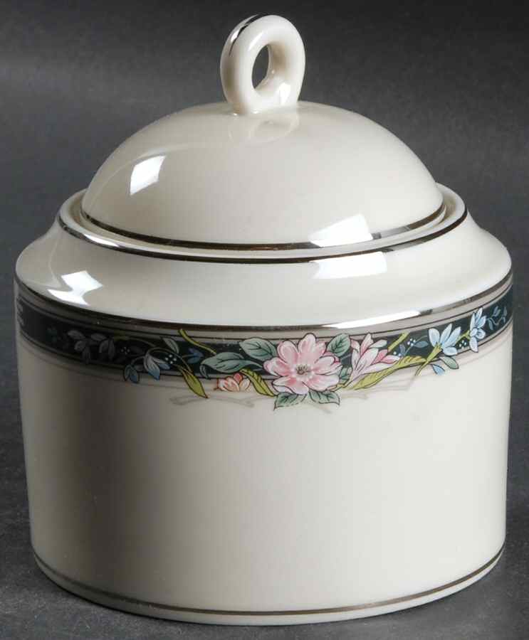 Twilight Bouquet Sugar Bowl & Lid by Oscar De La Renta-1