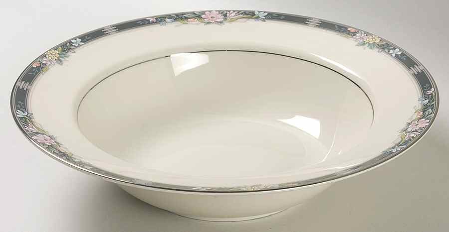 Twilight Bouquet 10" Round Vegetable Bowl by Oscar De La Renta-1