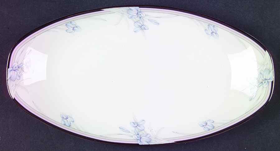 Vintage Blue Butter Tray by Oscar De La Renta-1