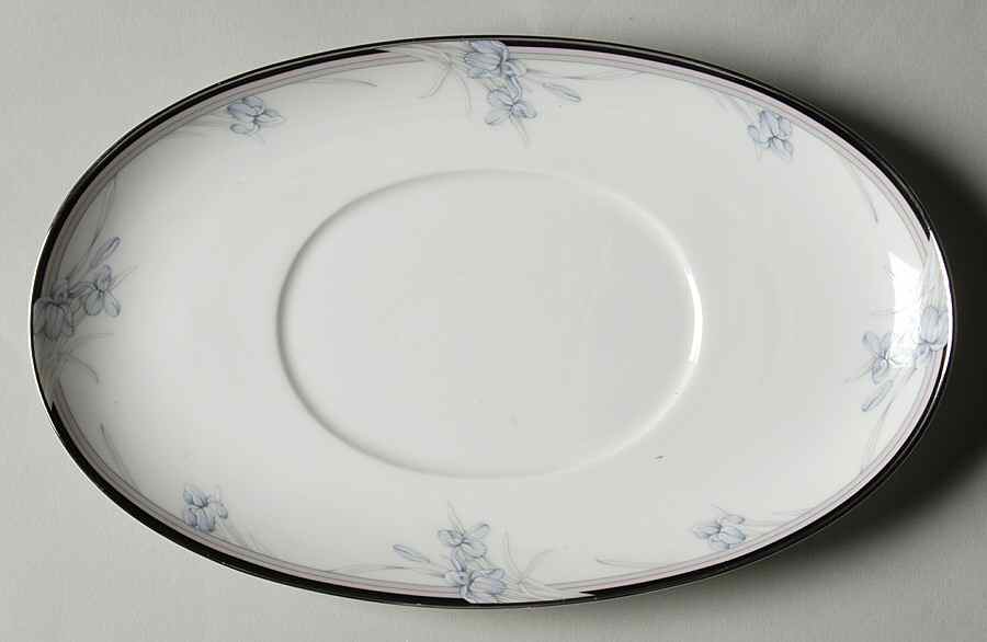Vintage Blue Underplate for Gravy Boat by Oscar De La Renta-1