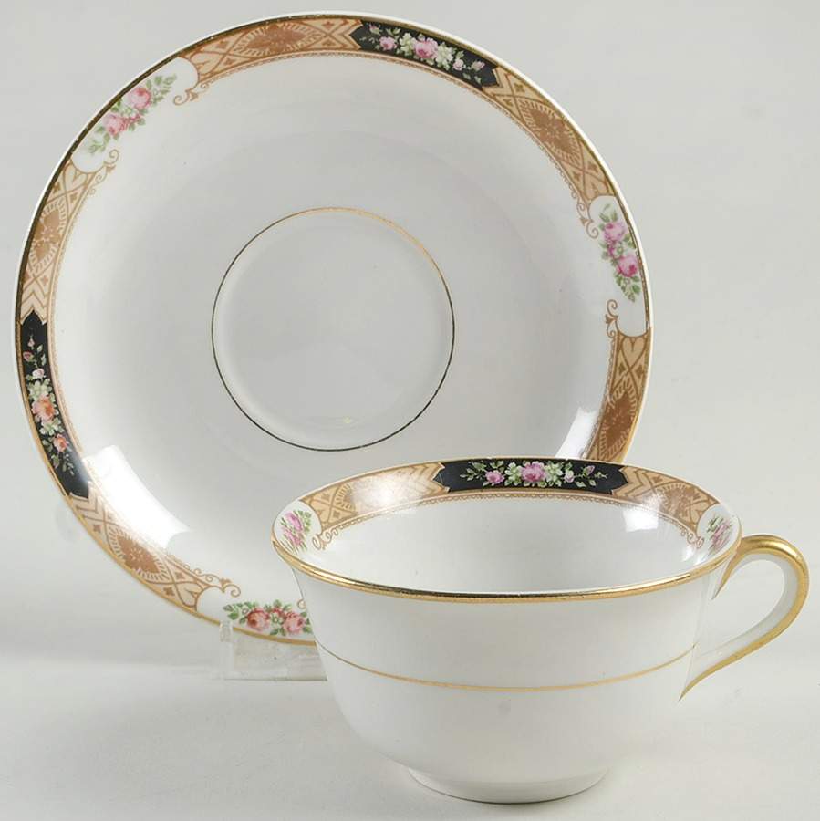 OST12 Flat Cup & Saucer Set by Ostrow-1