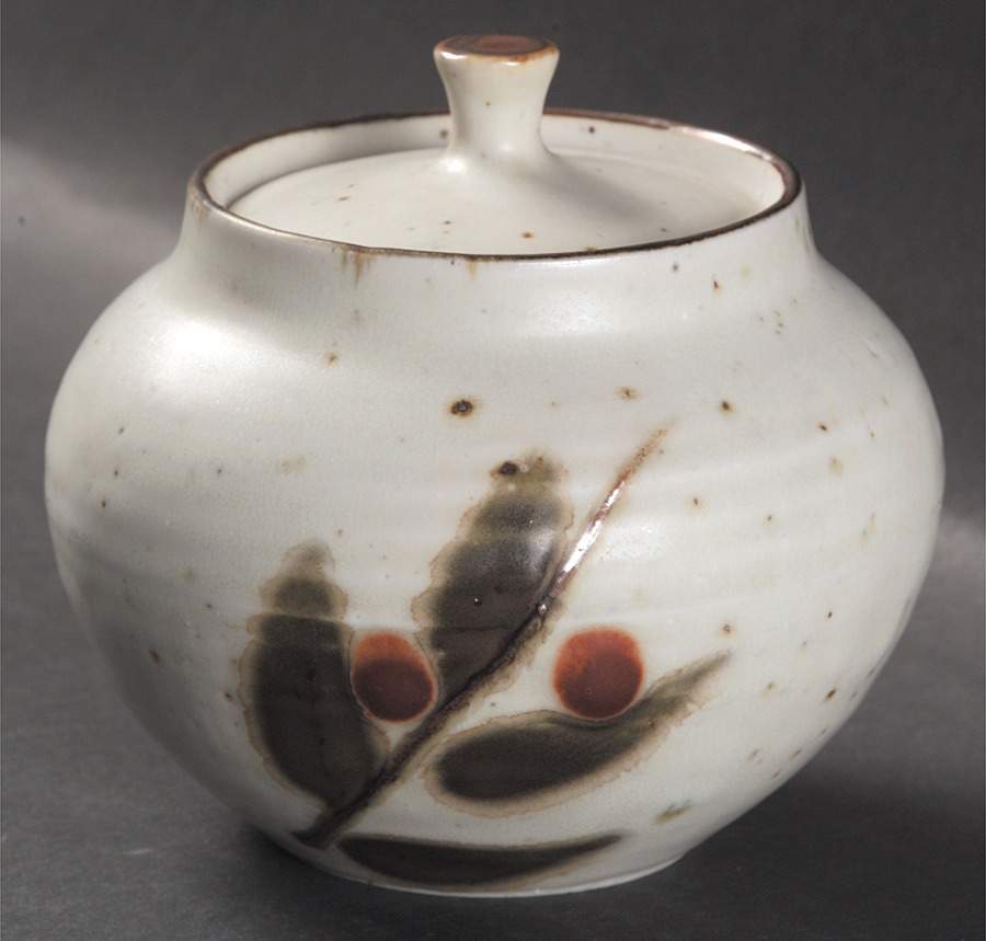 Bittersweet Sugar Bowl & Lid by Otagiri-1
