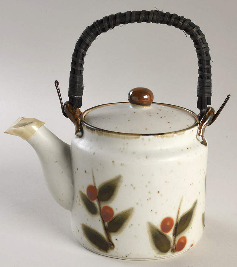 Bittersweet Teapot & Lid with Removable Top Handle by Otagiri-1