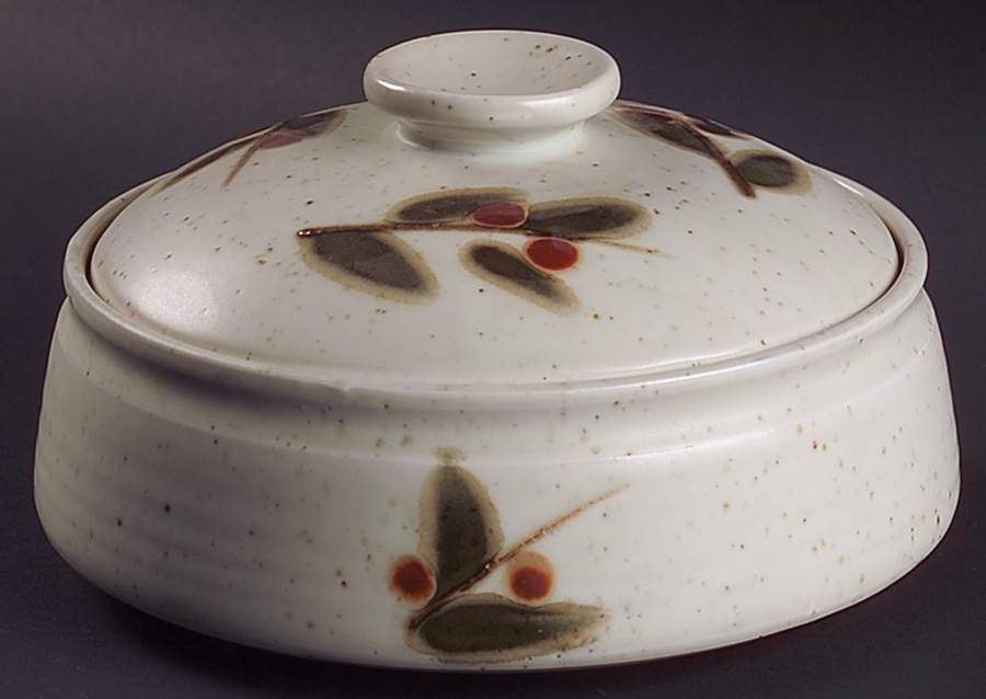 Bittersweet 1.5 Qt Round Covered Casserole by Otagiri-1