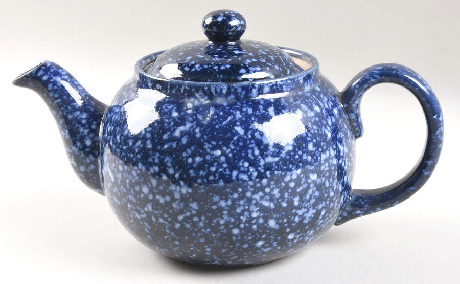 Blue Spackle Teapot & Lid by Otagiri-1