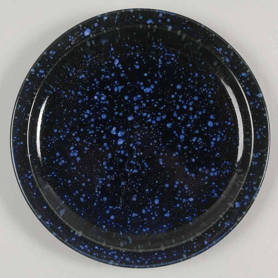 Blue Spackle Salad Plate by Otagiri-1