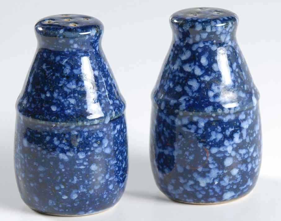 Blue Spackle Salt & Pepper Set by Otagiri-1