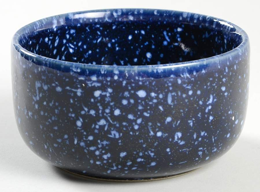 Blue Spackle Fruit/Dessert (Sauce) Bowl by Otagiri-1