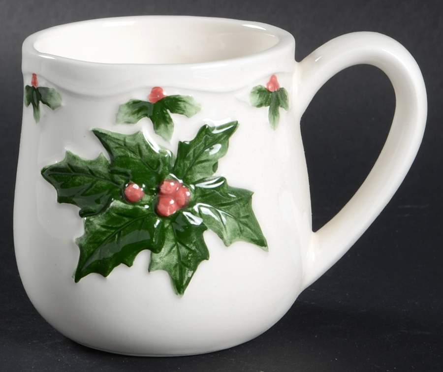 Holly Mug by Otagiri-1