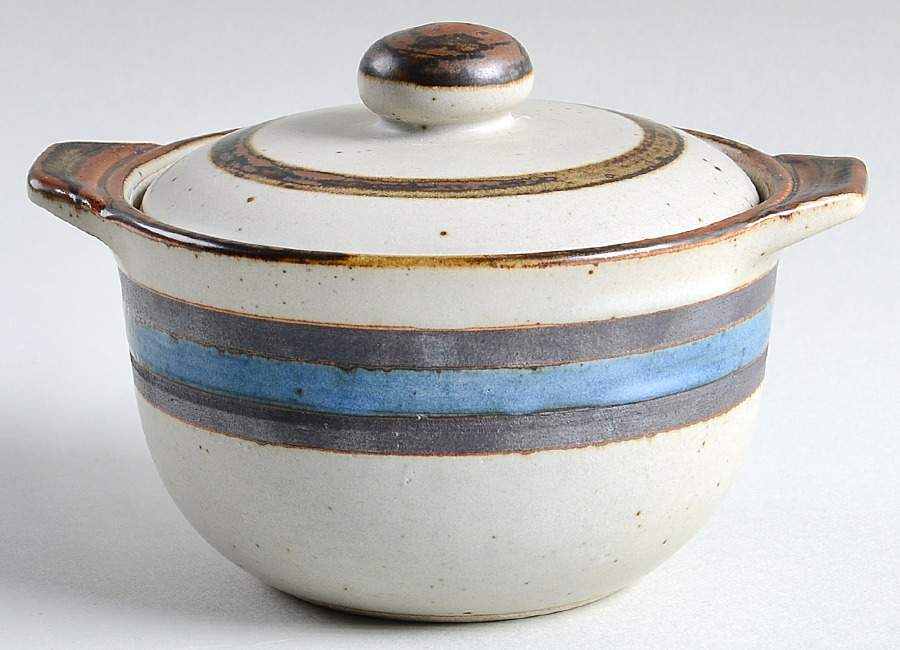 Horizon Sugar Bowl & Lid by Otagiri-1