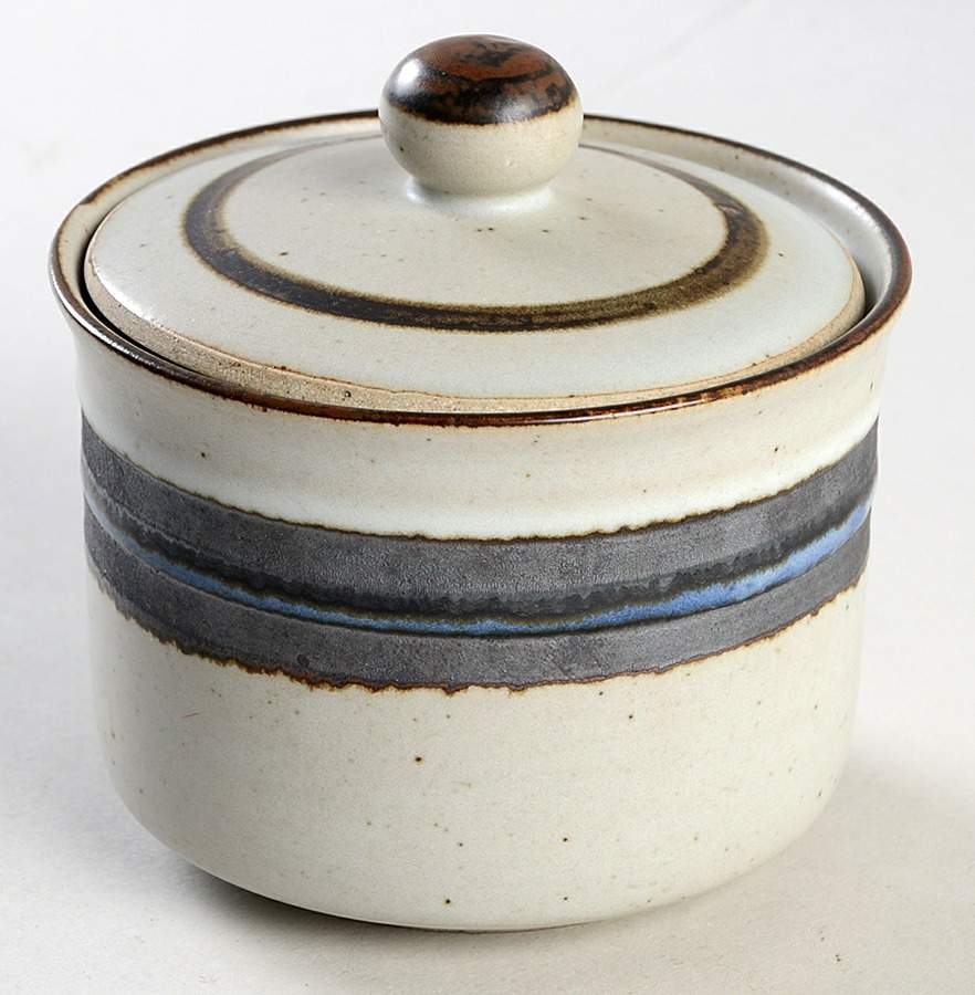 Horizon Sugar Bowl & Lid by Otagiri-1