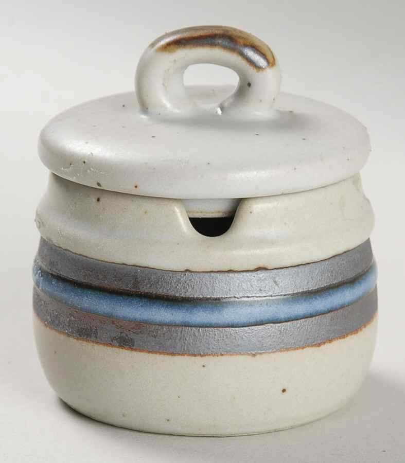 Horizon Mustard Jar & Lid by Otagiri-1