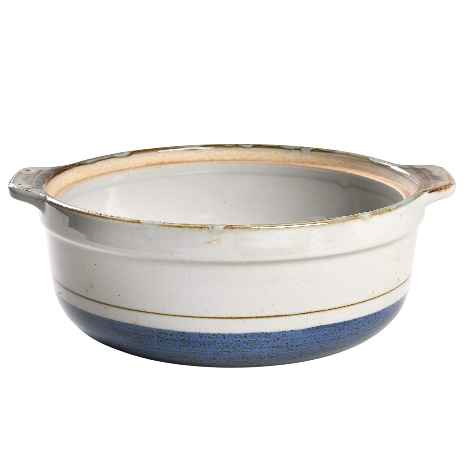 Mariner 2 Qt Round Covered Casserole No Lid by Otagiri-1