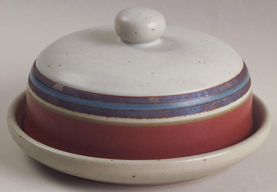Mirage Round Covered Butter by Otagiri-1