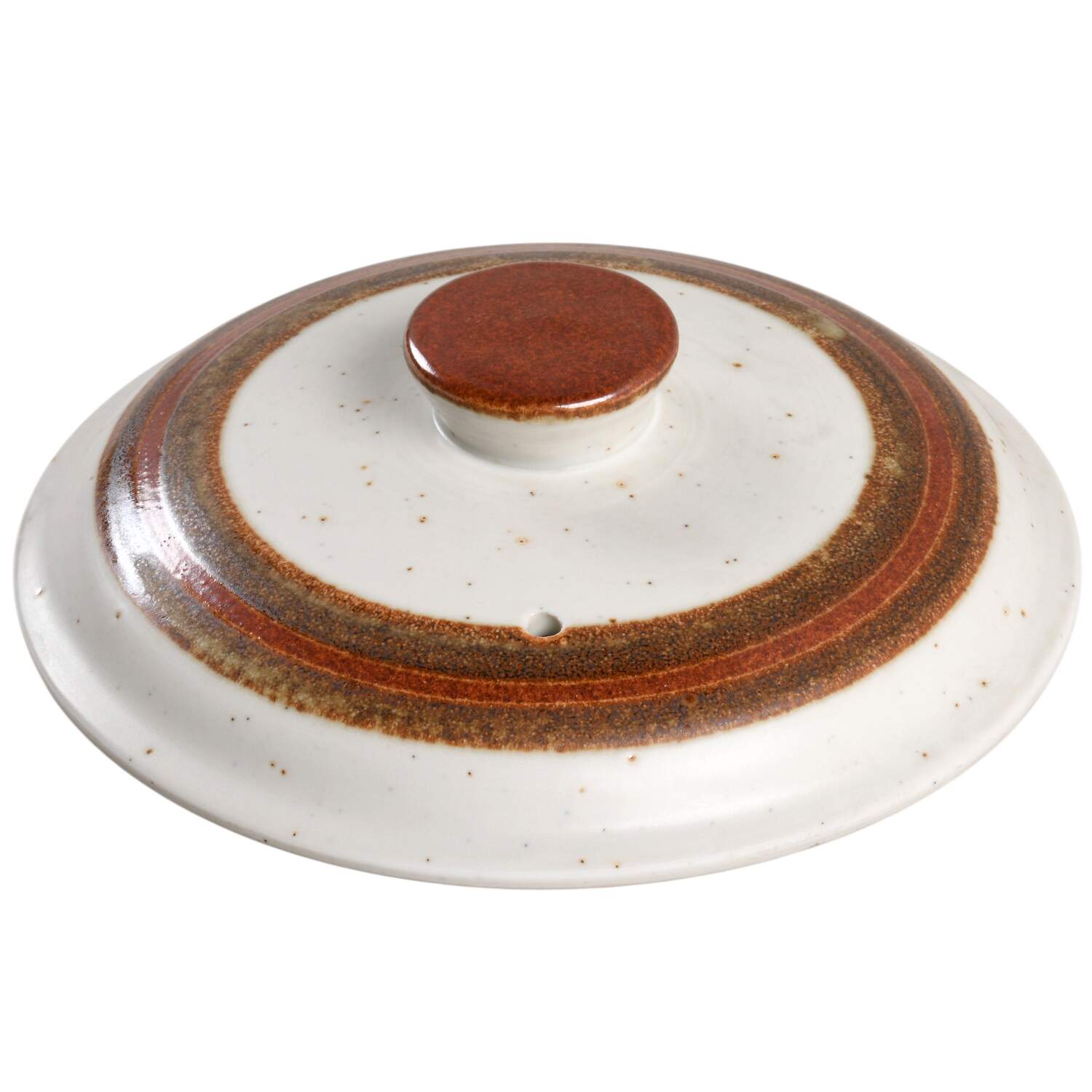 Redwood Lid for 1.75 Qt Round Covered Casserole by Otagiri-1