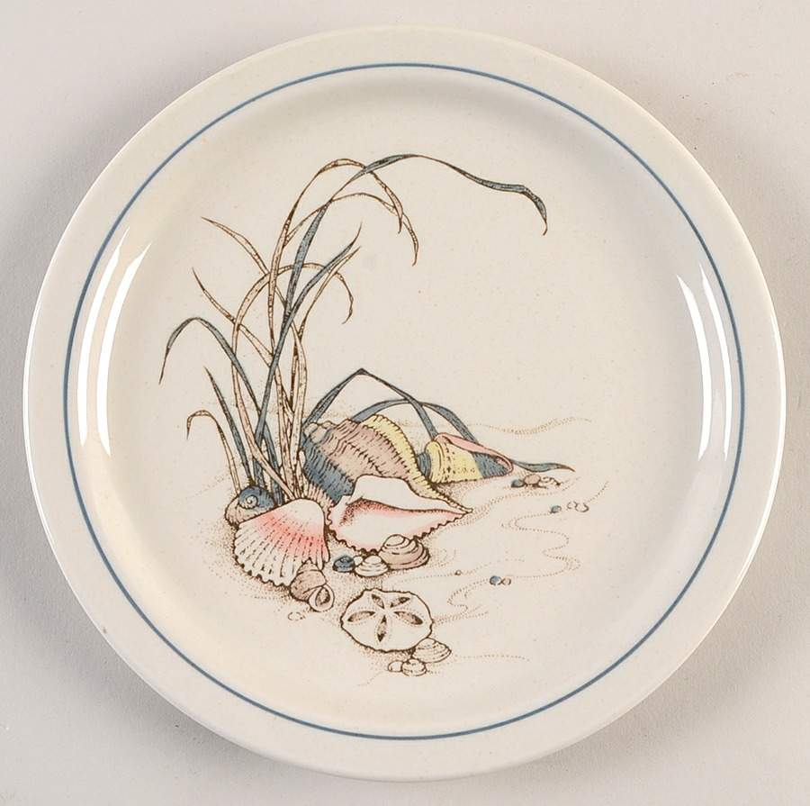 Seashore Salad Plate by Otagiri-1
