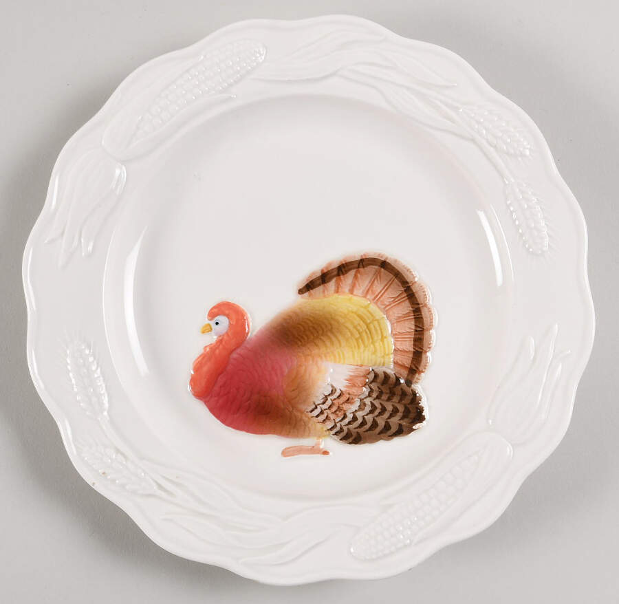 Turkey Salad Plate by Otagiri-1