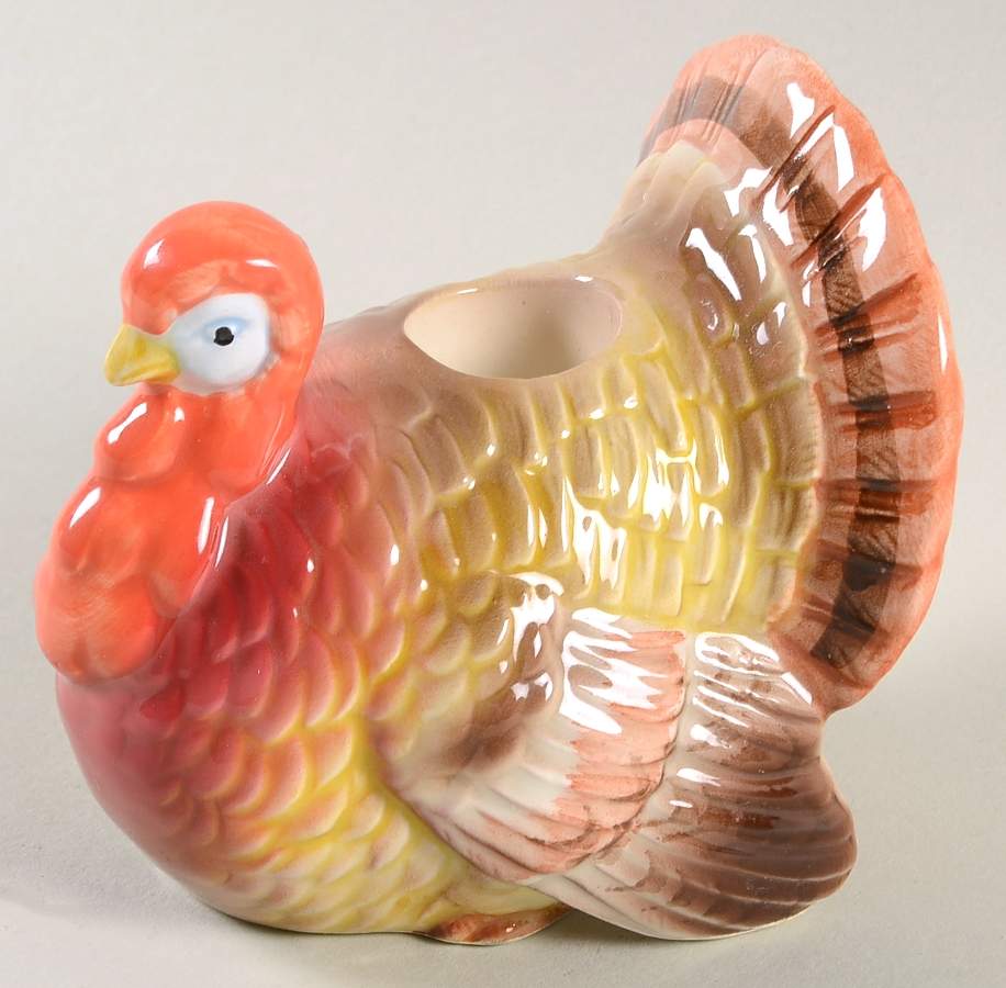 Turkey Figural Candlestick by Otagiri-1