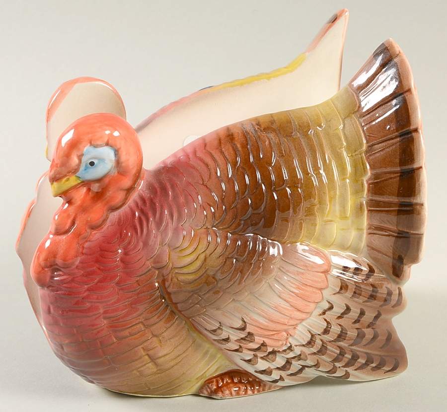 Turkey Figural Napkin Holder by Otagiri-1