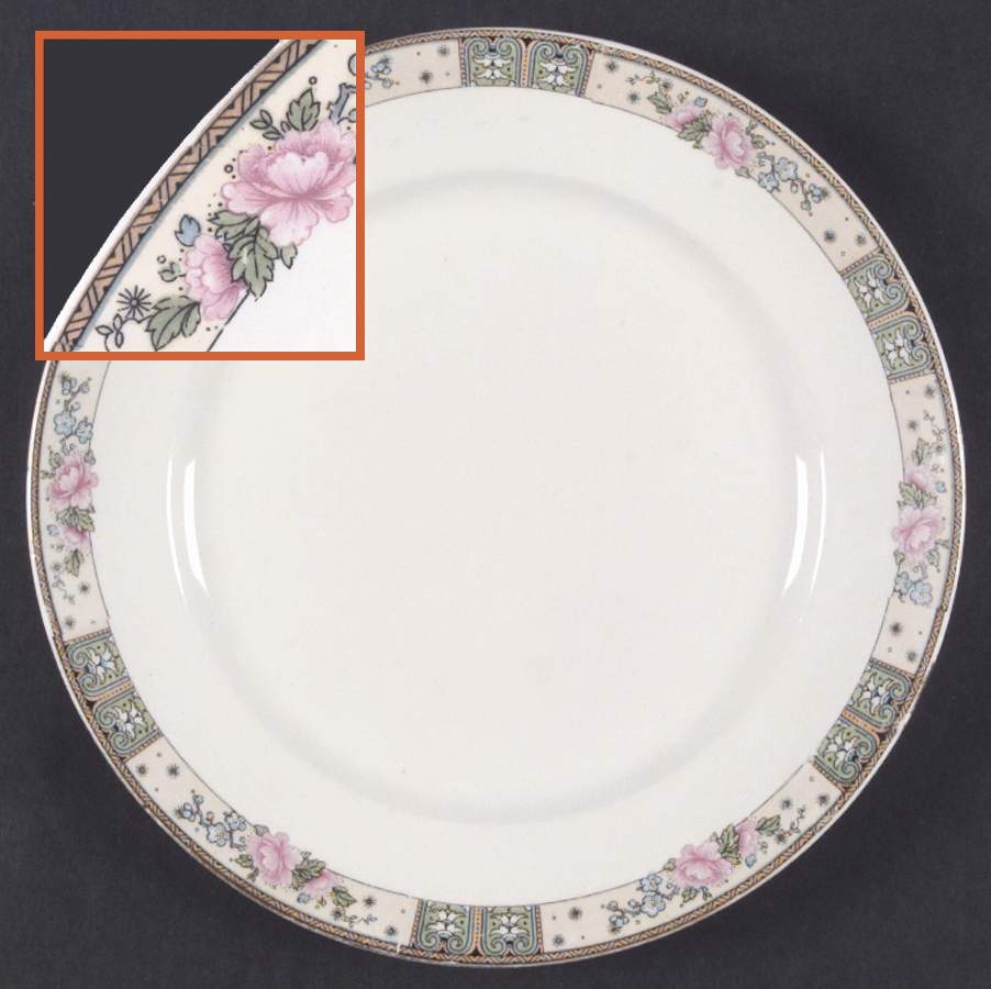 OWE1 Dinner Plate by Edward J Owen China-1
