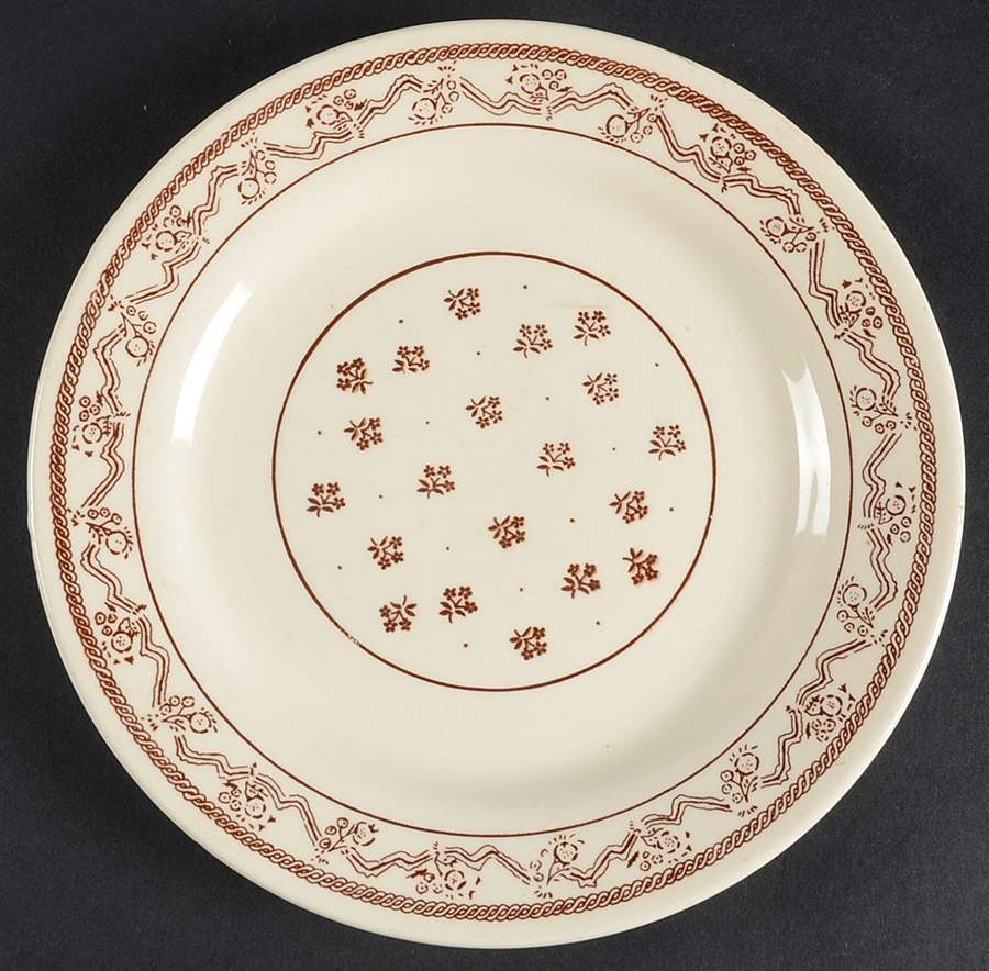 OXF1 (BRAZIL) Dessert/Pie Plate by Oxford (Brazil)-1