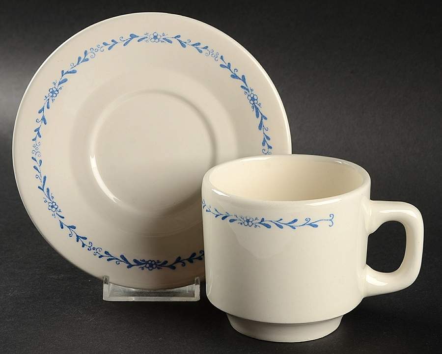 OXF5 (BRAZIL) Flat Cup & Saucer Set by Oxford (Brazil)-1