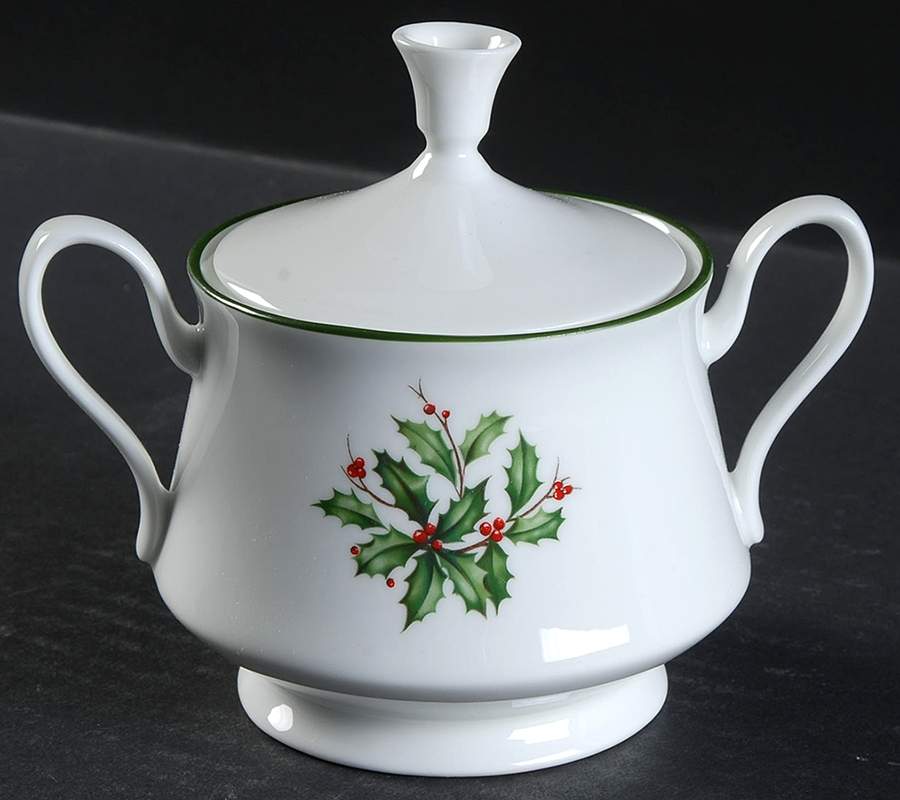 O3 Sugar Bowl & Lid by Oxford (Div of Lenox)-1